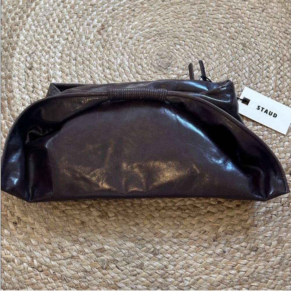 NWT • STAUD mini Ronnie bag in Espresso leather - Picture 4 of 16